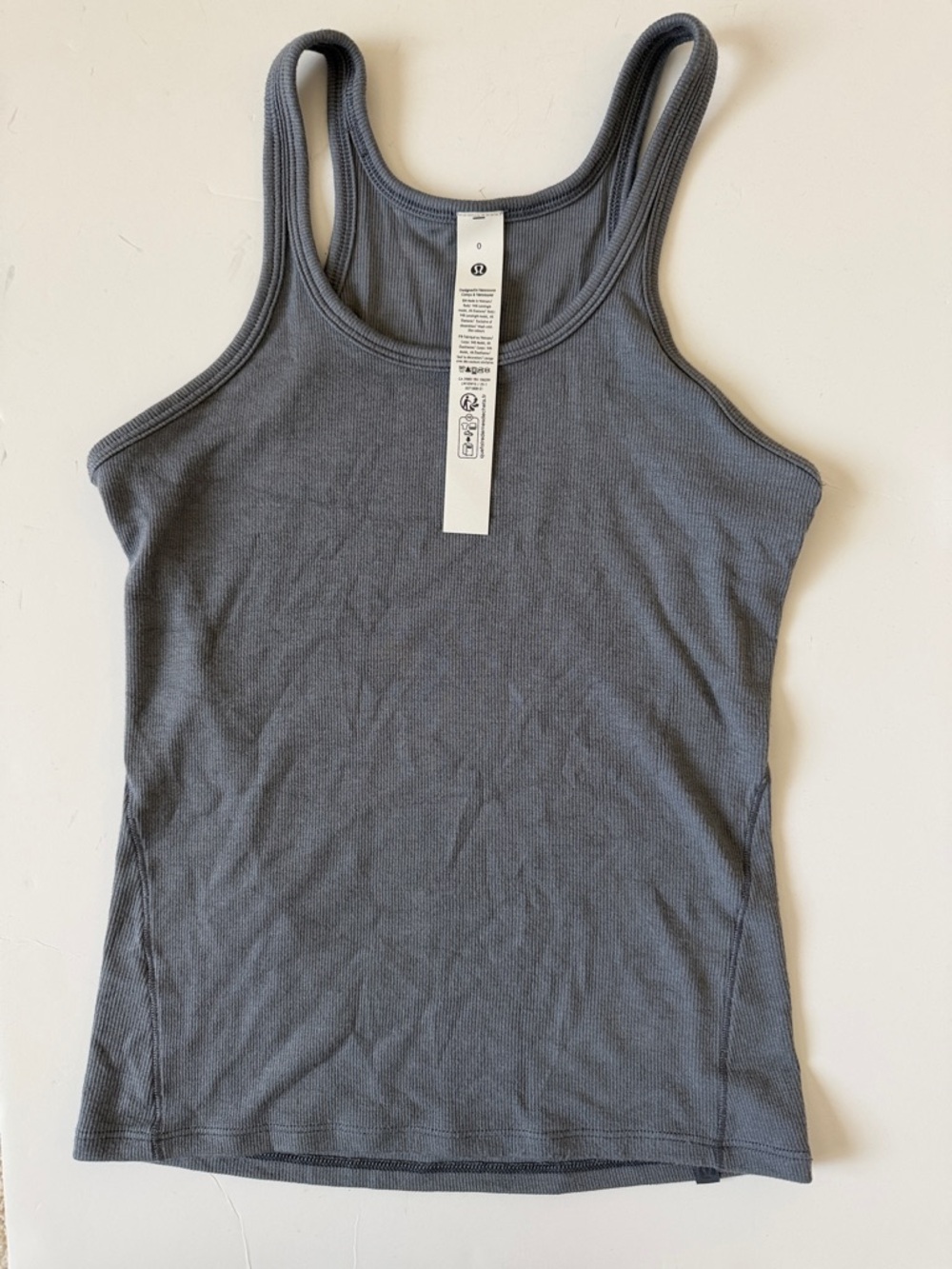 lululemon athletica Ribbed Tank - Charcoal